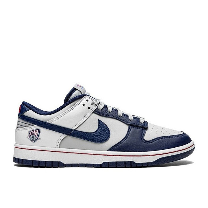 Jual Nike Dunk Low EMB NBA 75th Anniversary Brooklyn Nets | Shopee ...