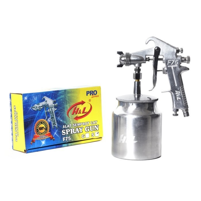 Jual SPRAY GUN F75 PRO TABUNG BAWAH | Shopee Indonesia