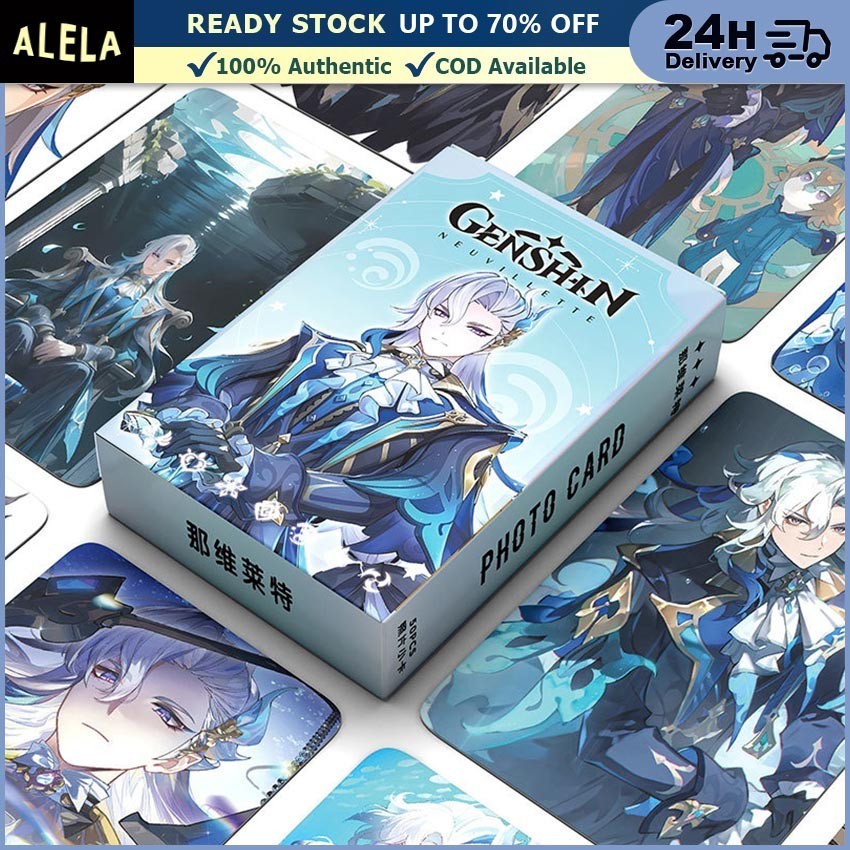Jual 50Pcs Photocard Foto Cards - Anime Genshin Impact Karakter ...