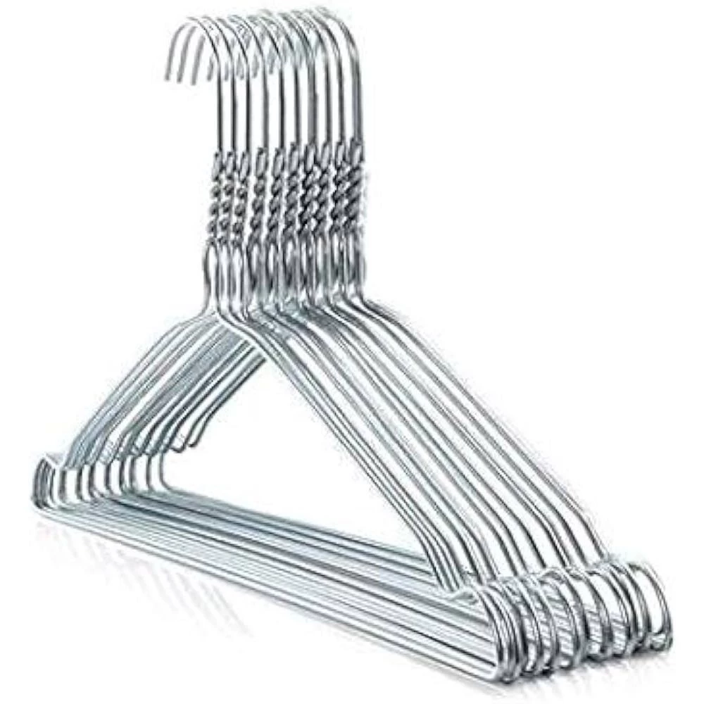 Gambar 5 Hanger Baju Stainless 20 PCS Anti Karat Kuat & Awet Premium