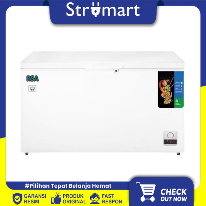 Jual CHEST FREEZER RSA CF-460 FREEZER BOX KAPASITAS 450 LITER | Shopee ...