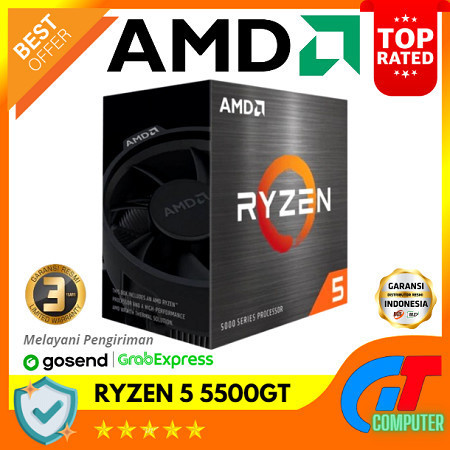 Jual AMD Processor Ryzen 5 5500GT Wraight Stealth Cooler / 5500 GT ...