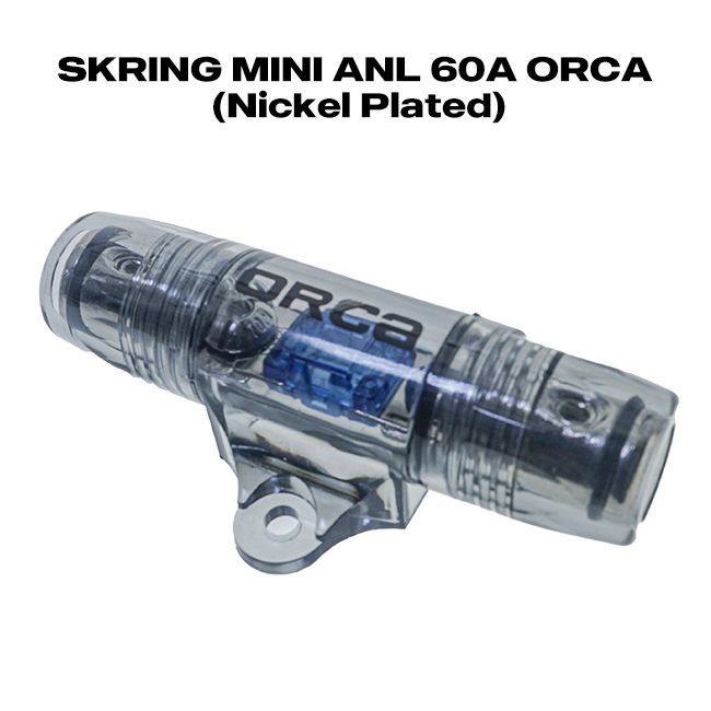 Jual Sekring Skring Fuse Single Mini ANL 60A ORCA (Nickel Plated ...