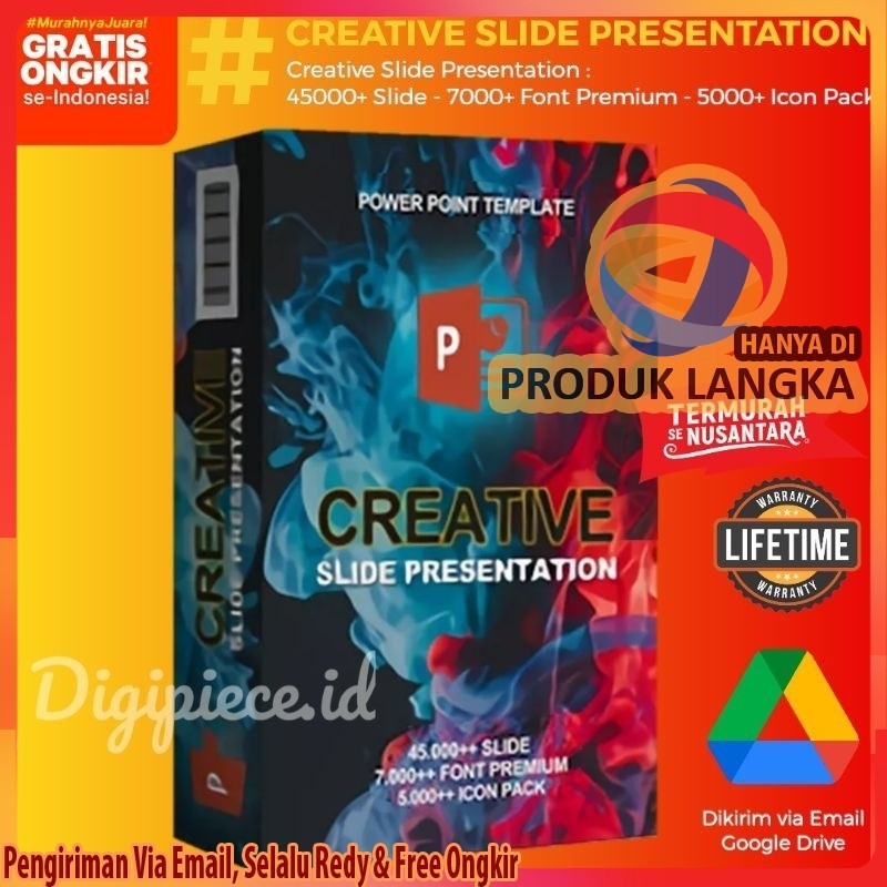 Jual Jual Paket Template Slide Desain Presentasi Ppt Creative Premium