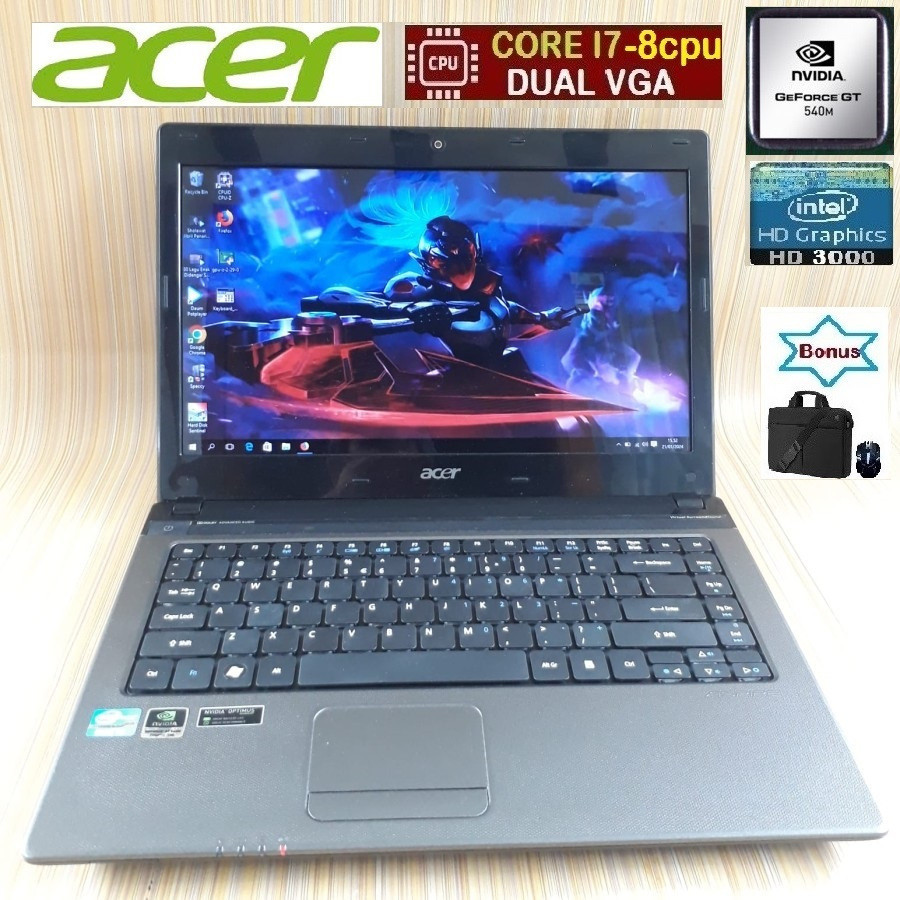 Jual LAPTOP ACER CORE I7 SSD 256 RAM 8GB | Shopee Indonesia