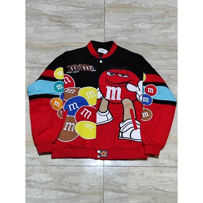 Jual VINTAGE NASCAR M&M VARSITY JACKET SIZE XL | Shopee Indonesia