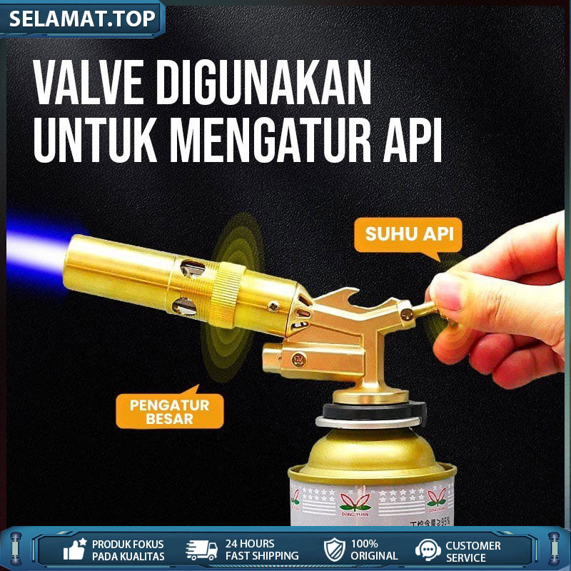 Jual Kepala Gas Blowtorch Bahan Full Kuningan Anti Karat Las Api Bakar ...