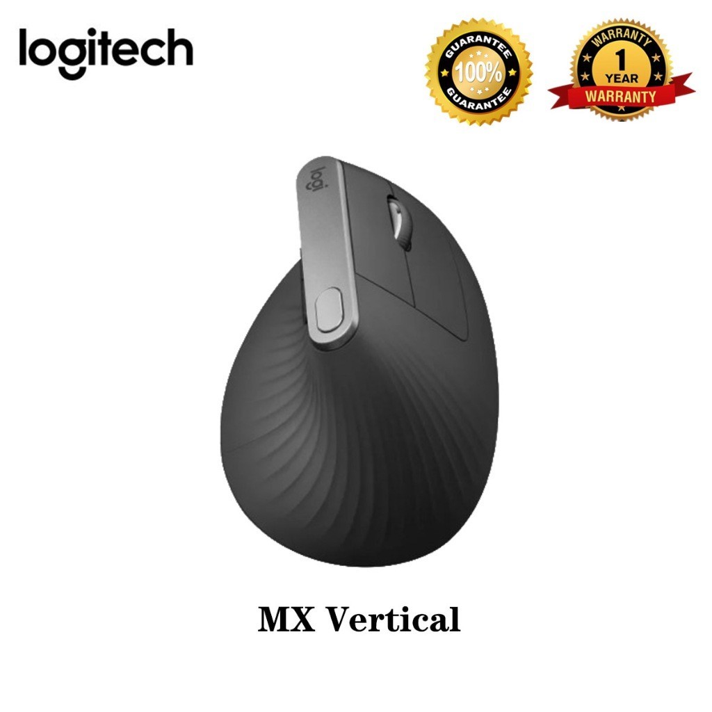 Jual logitech mx vertical wireless mouse original termurah shopee