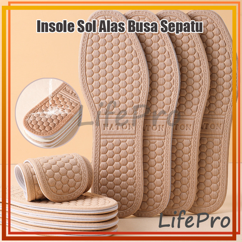 Jual Insole Sol Alas Busa Sepatu Anti Bau Kaki Keringat Pria Wanita ...