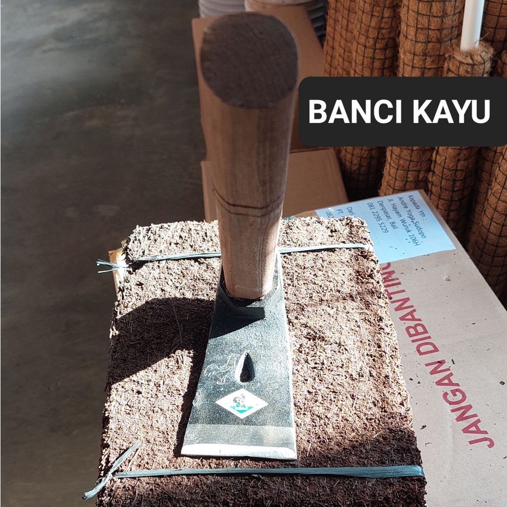 Jual BANCI GAGANG KAYU Cangkul Kayu Petel Pacul Kayu Petel Rimbas Banci ...