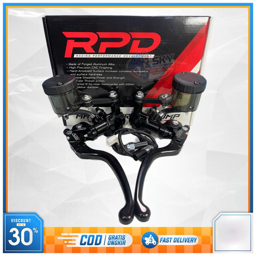 Jual Master Rem RPD KANAN 17 mm & KIRI 16 15 mm Black Silver Pcx Adv ...