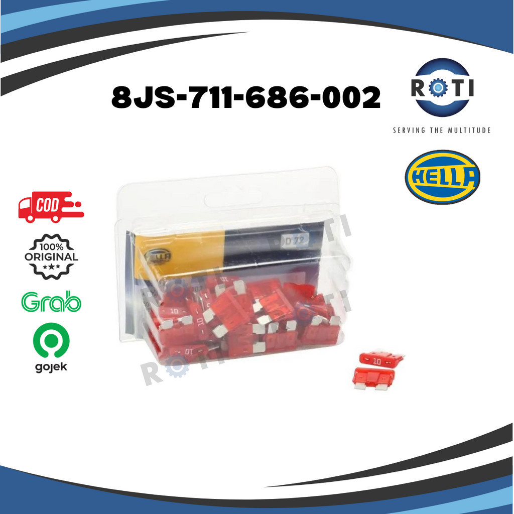 Jual Hella Sekring Semua Kendaraan 8JS-711-686-002 Fuse Hella Original ...