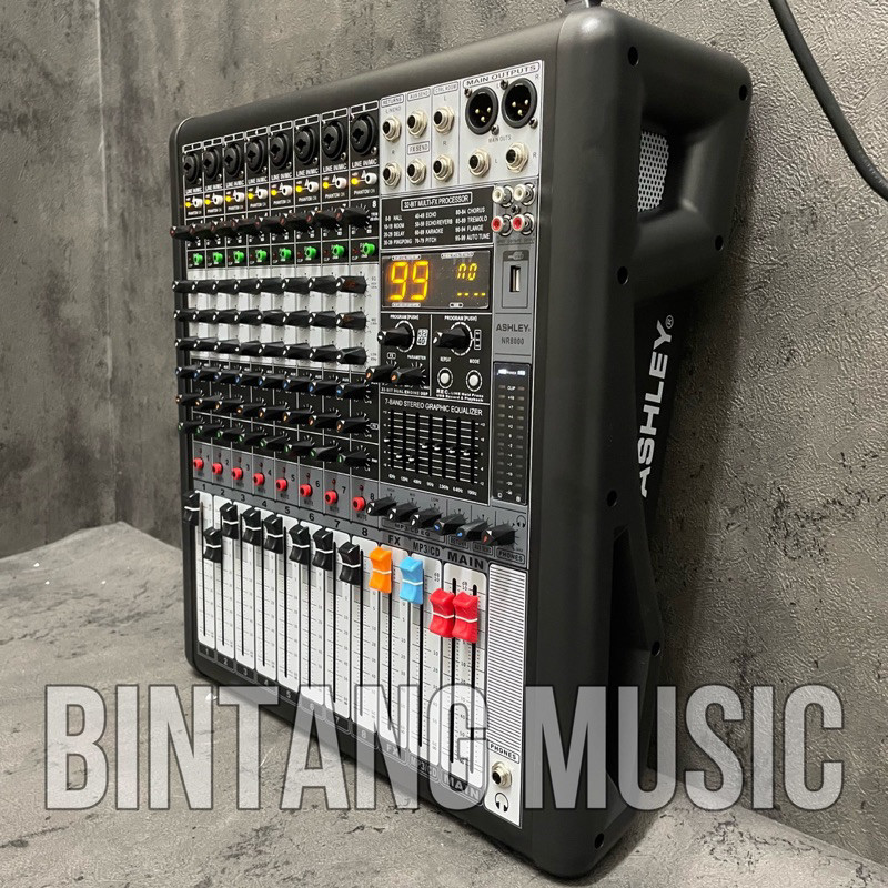 Jual power mixer 8 channel ashley nr8000 original power ashley nr 8000