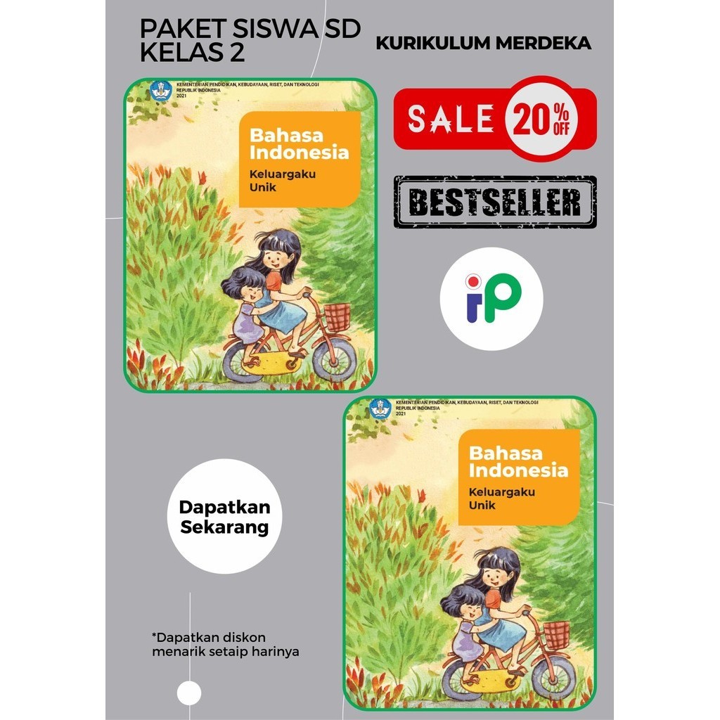 Jual Buku Paket Siswa Bahasa Indonesia Kelas 2 SD Kurikulum Merdeka ...