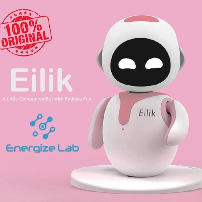 Jual Mainan Viral Robot Eilik AI Smart Robot Original - EILIK PINK ...