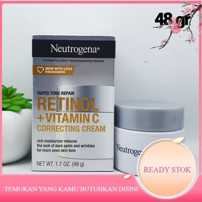 Jual Neutrogena Rapid Tone Repair Retinol Vitamin C Correcting Cream 48gr Shopee Indonesia 3264