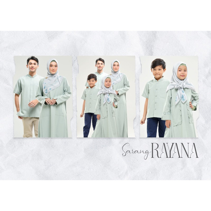 Jual Griya Rabbani sarimbit keluarga rabbani sarang rayana baju
