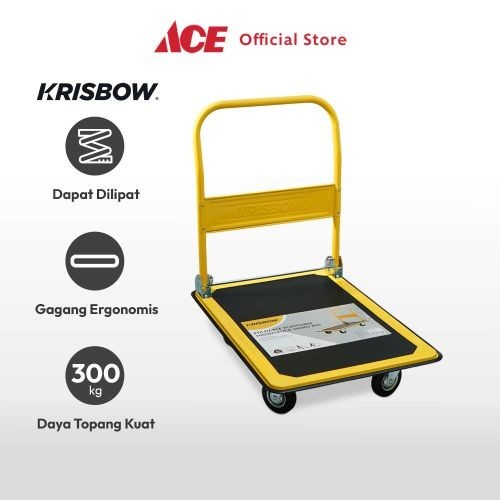 Jual Ace Krisbow Troli Barang Lipat Foldable Platform Trolley Roda Foldable Trolley Troli Lipat