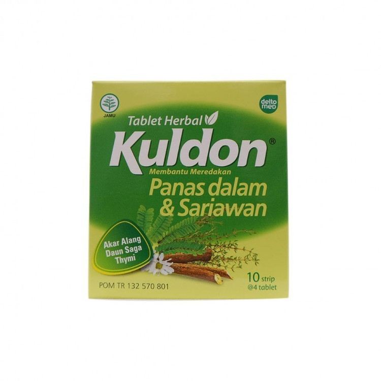 Jual Kuldon TABLET Sariawan Mengatasi Panas Dalam & Tenggorokan Kering ...