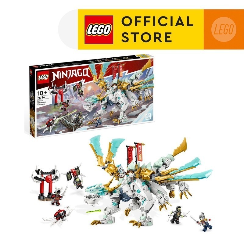 Jual (COD) LEGO NINJAGO 71786 Zane’s Ice Dragon Creature Building Toy ...