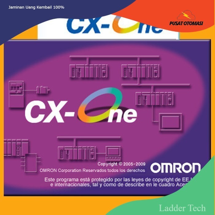 Jual Omron CX-ONE V.4.60 PLC dan HMI Software CX-Programmer CX-Designer ...