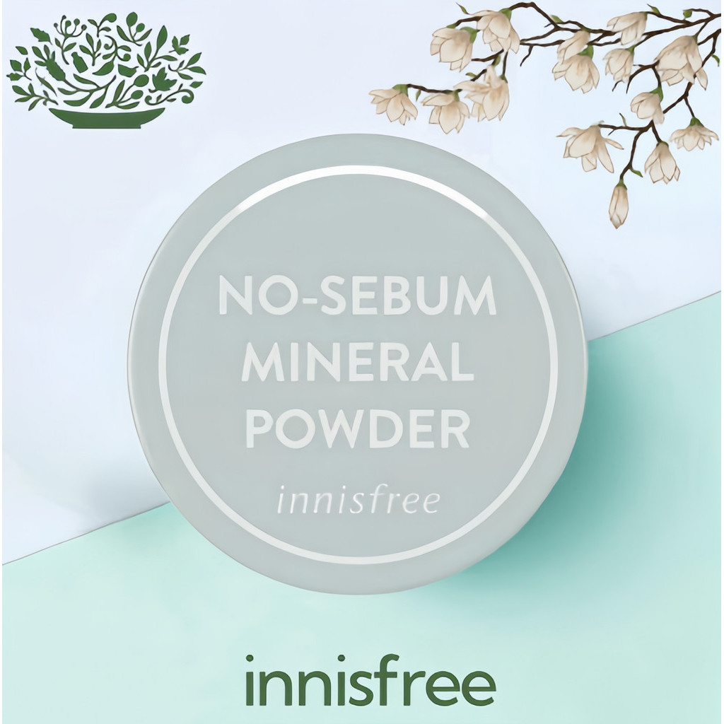 Jual Innisfree No Sebum Mineral Powder 5gr Bedak Tabur Oil Water