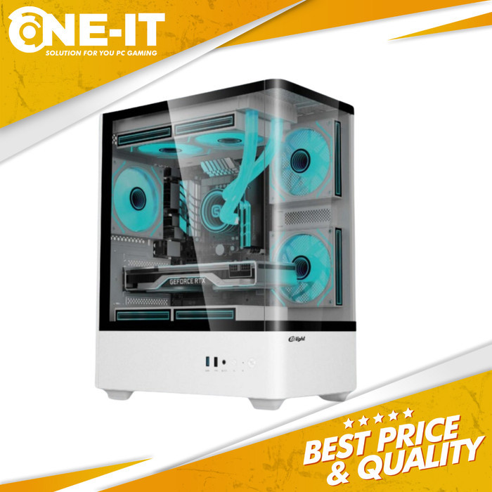 Jual Case Enlight EN A3 White M-ATX CPU Gaming Casing Komputer | Shopee ...