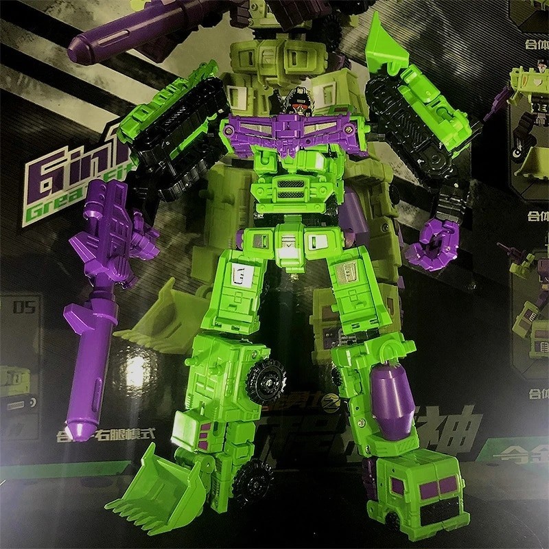 Jual Transformation 6 in 1 Model Defensor Devastator Toys Action Figure ...