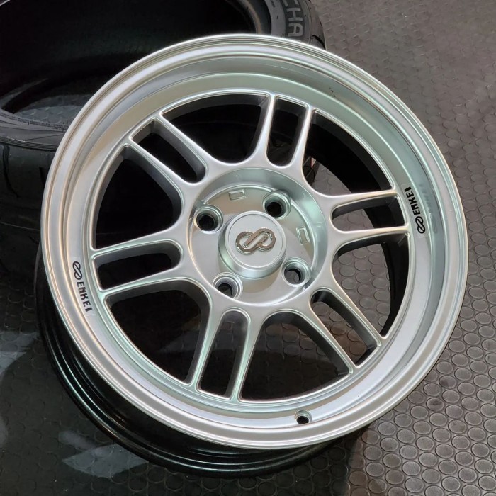 Jual velg racing r15 ENKEI RPF1 LEBAR 7 ET 40 SILVER Velg mobil ring 15 ...