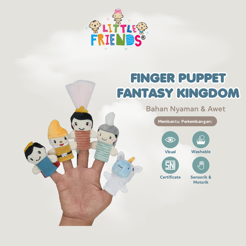 Jual Boneka Jari Mainan Anak Finger Puppet Karakter Fantasy Kingdom ...