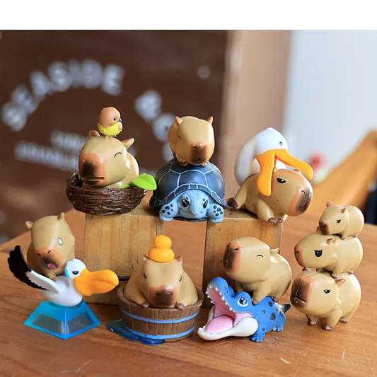 Jual Capybara Go Figure Set / Mainan Capybara Kualitas Premium | Shopee ...