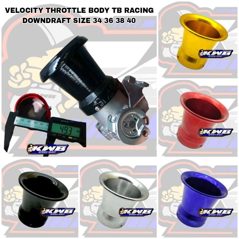 Jual Velocity throttle body TB racing 36/38/40 nmax aerox beat vario ...