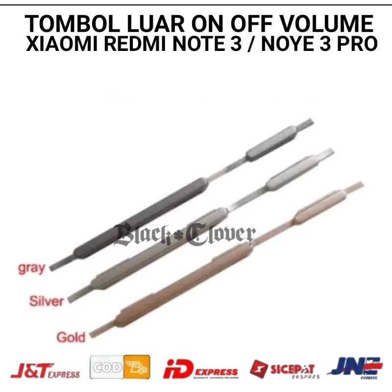 Jual Tombol Luar On Off + Volume Xiaomi Redmi Note 3 | Note 3 Pro ...