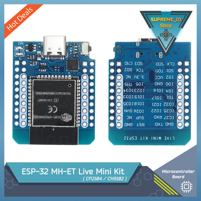 Jual ESP32 ESP-32 MH-ET Wemos Live D1 Mini Kit Wifi Bluetooth IoT MCU ...