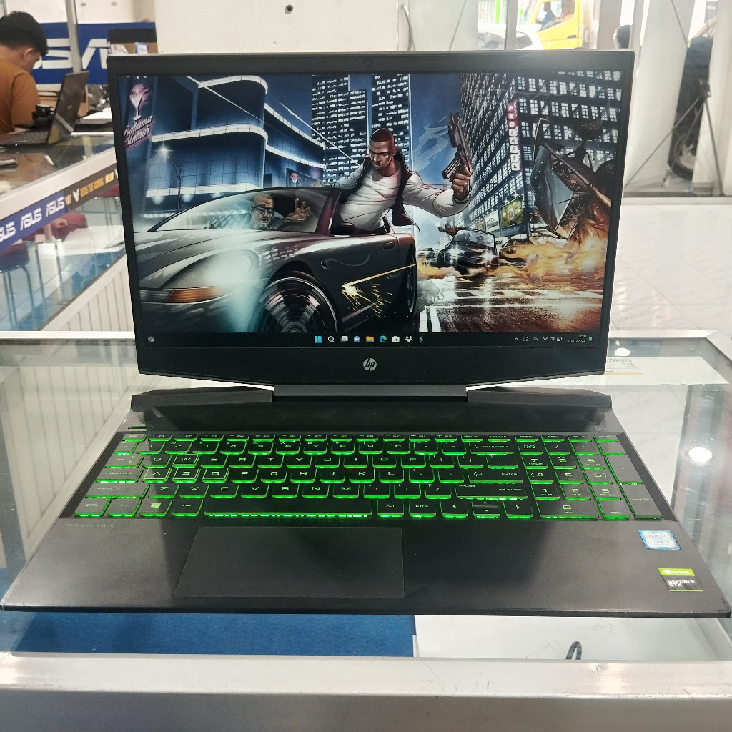 Jual Promo Laptop Gaming Hp Pavillion 15 Core I7 Gen 9 Ram 16gb Ssd 256gb Hdd 1tb Nvidia Gtx 