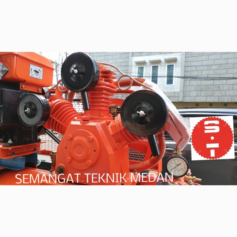 Jual LWU-8005 COMPRESSOR KOMPRESSOR UDARA ANGIN 5HP 5 HP SHARK R180 ...