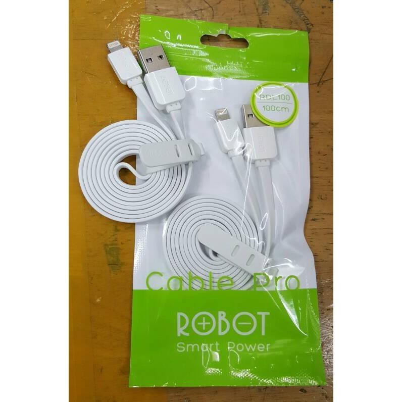 Jual Kabel USB Lightning ROBOT RDL100 garansi 1 tahun kabel 1 meter ...