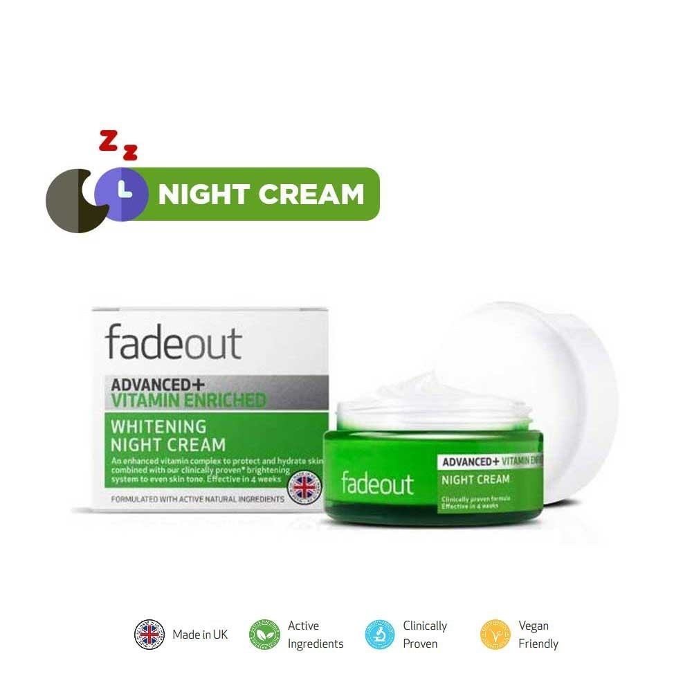 Jual Fade Out Advanced + Vitamin Enriched Whitening Night Cream - 50ml ...