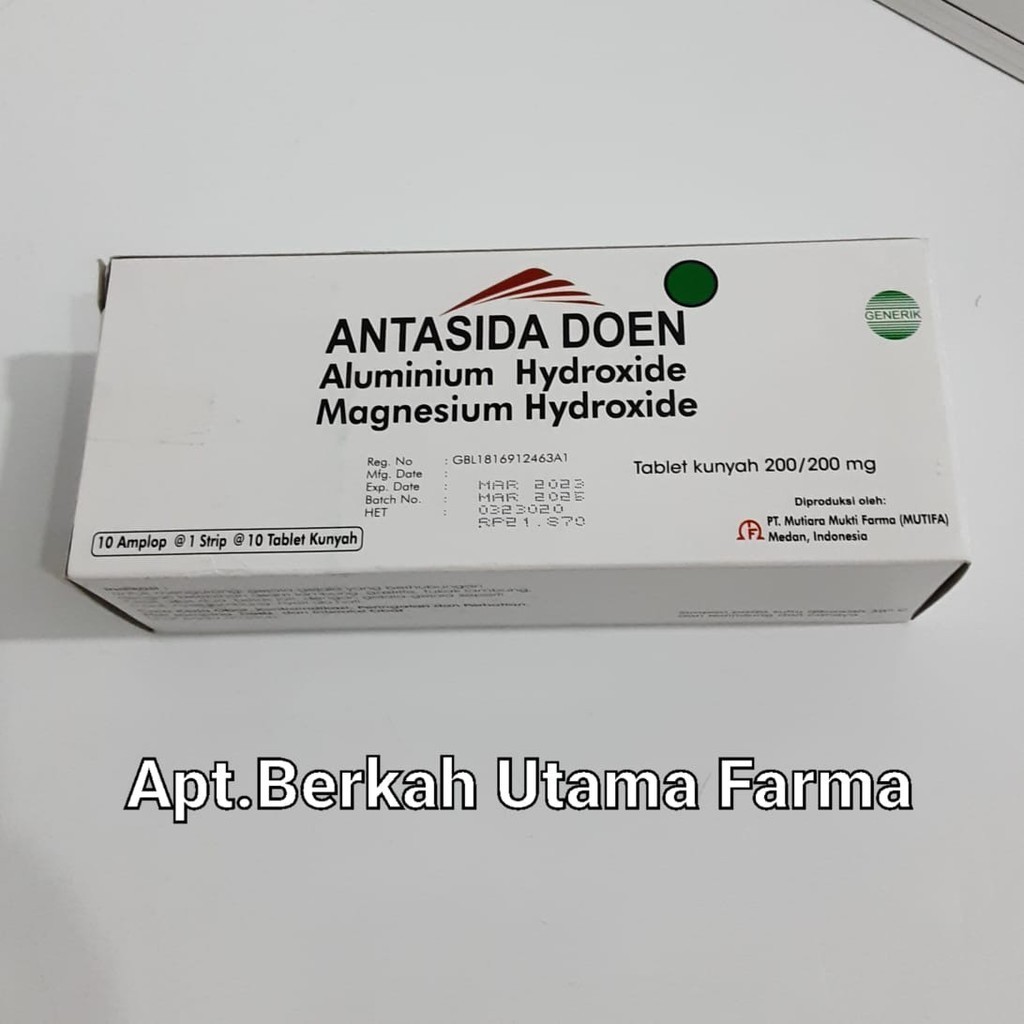 Jual Antasida Doen Box Isi 10 Strip @10 Tablet | Shopee Indonesia