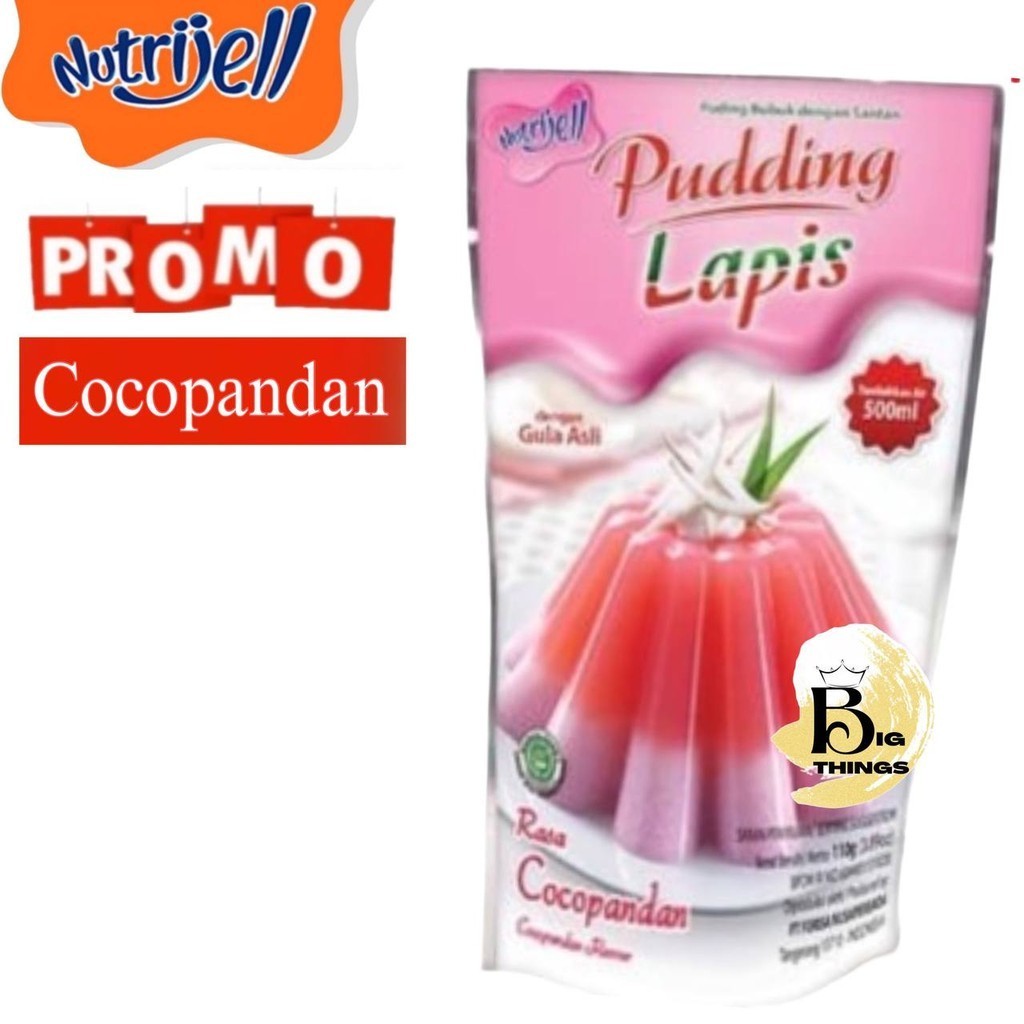 Jual Pudding Lapis Rasa Gula Jawa Cocopandan By Nutrijel Forisa Powder ...