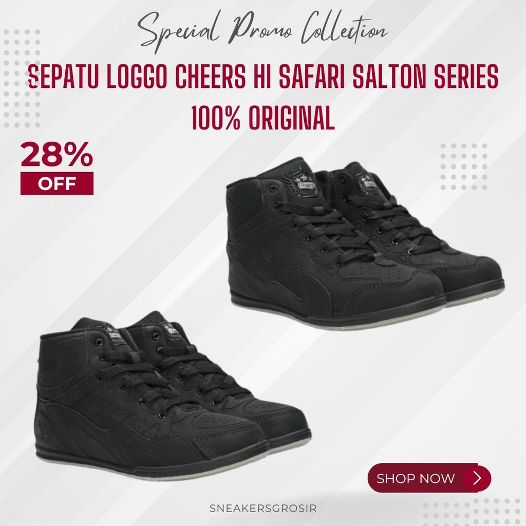 Jual Sepatu LOGGO CHEERS HI SAFARI SALTON SERIES 100% ORIGINAL Sneakers ...