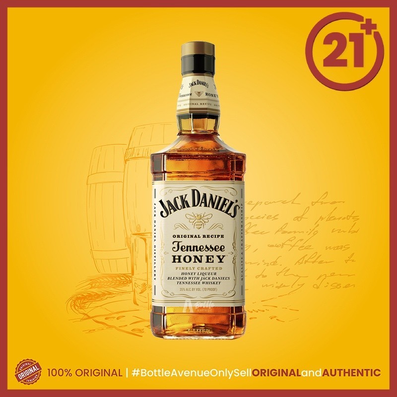 Jual Jack Daniel's / Jack Daniels Honey Whiskey 700ml ( 100 Resmi dan Original By Bottle Avenue