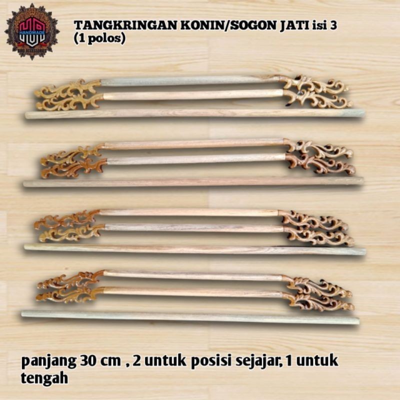 Jual Jual Tangkringan Ukir Konin Sogon Set Isi Pcs Terdiri Atas