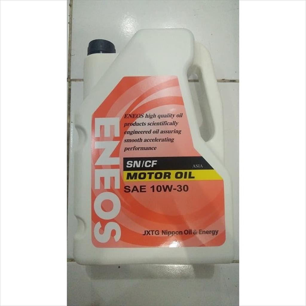 Jual Oli Mesin Mobil Eneos JXTG Nippon Motor Oil 10W-30 SN/CF 4 Liter ...