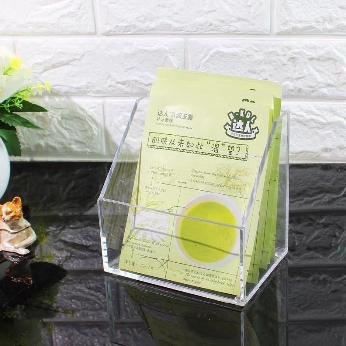 Jual Sheet Mask Face Organizer Acrylic Tempat Box Masker Wajah Akrilik ...