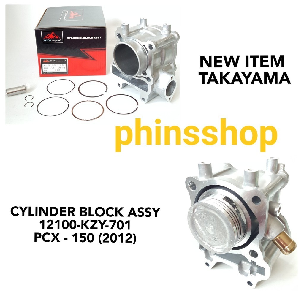 Jual BLOK SEHER KIT PCX 150 2012 THAI KZY BLOCK PISTON HONDA TKYM TOP ...