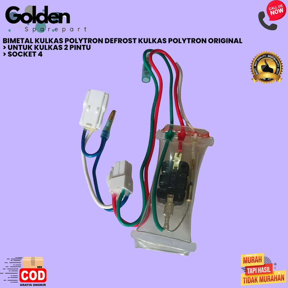 Jual BIMETAL KULKAS POLYTRON DEFROST KULKAS POLYTRON ORIGINAL [GOLDEN