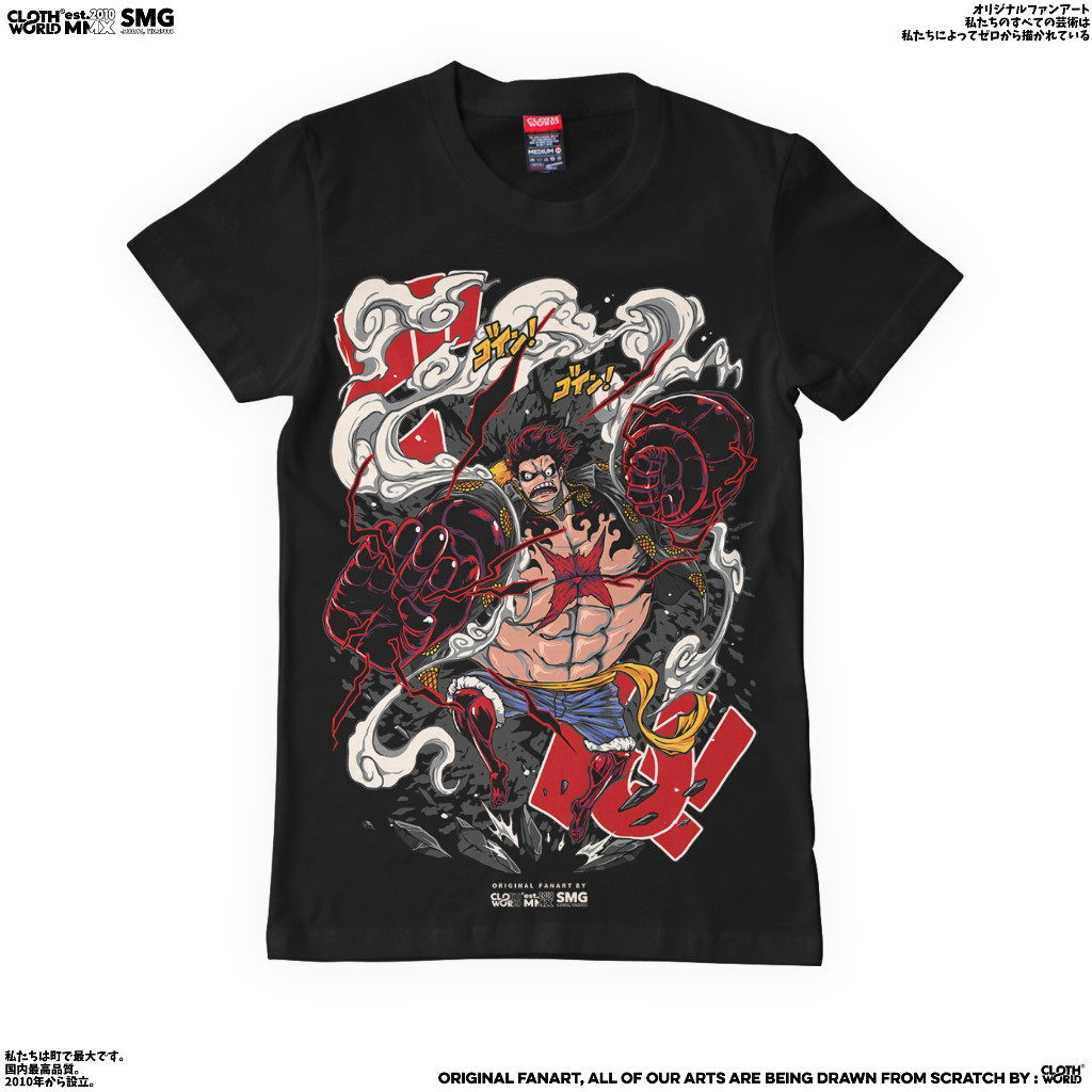 Jual 【cod】 New Clowor Luffy Gear 4th Boundman Mugiwara Strawhat Pirates 