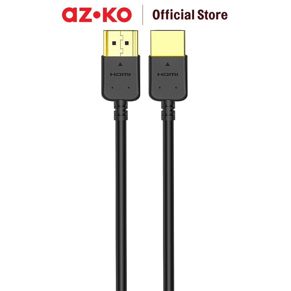 Jual AZKO Sovox 1.2 mtr Kabel Hdmi 1.4V To Hdmi - Hitam Konektor ...