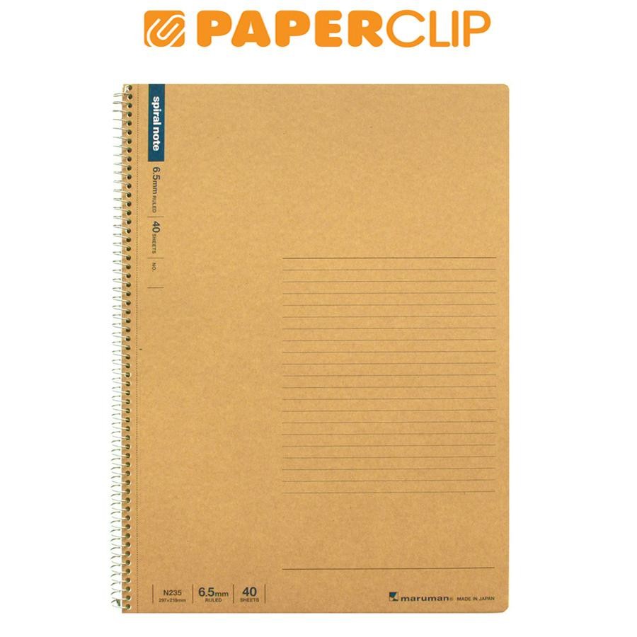 Jual NOTEBOOK A4 MARUMAN SPIRAL NOTE BASIC N235 40S LINED | Shopee ...